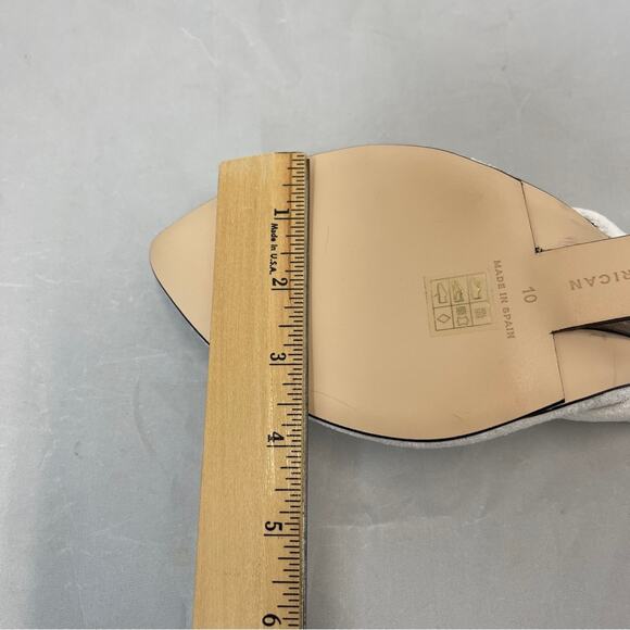 Good American White Terry Lucite Wedge Heels Women 10 - Picture 6 of 16